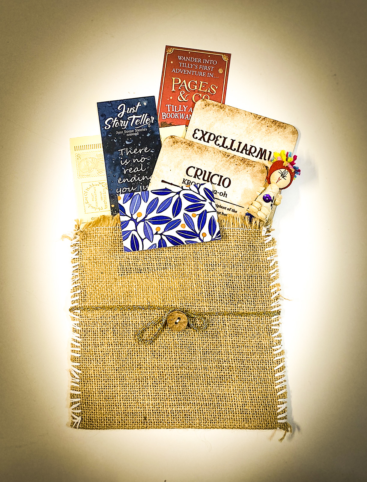 Jute Paper Pocket 2